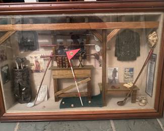 Golf shadowbox