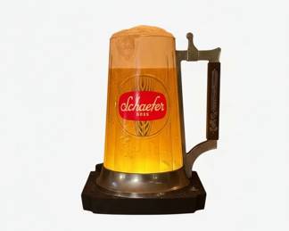 Vintage Schaefer Beer Lighted Wall Sign