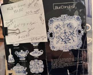 Blue Danube Blue Onion Pattern Dinnerware Set