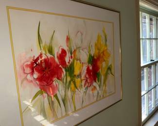 Lange Watercolor signed Elvira Lange