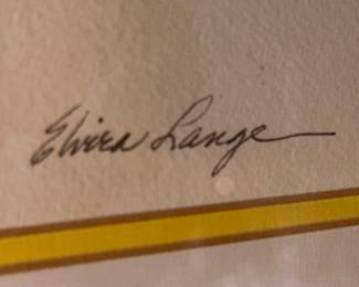 signed Elvira Lange