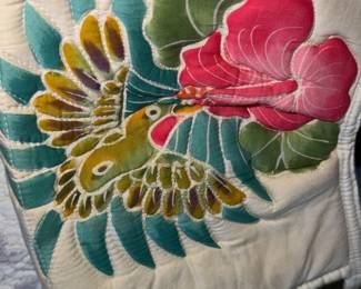 Hummingbird pillow