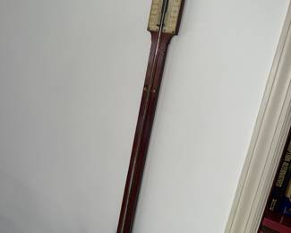 Antique Chadburn & Son (Liverpool) Marine Stick barometer / Sympiesometer weather instrument