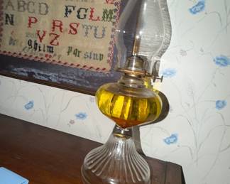 pretty oil lamp