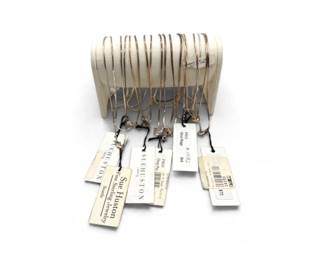 56 AllNewSterlingSilverNecklaceChainsSueHustonMore9Pieces