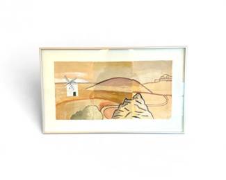 43 OriginalDesignSketchTriptychSignedDated2005Framed