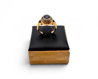 28 Vintage10KGoldAmethystCollegeClassRingSize544g