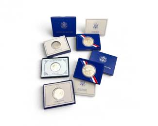 15 5USCommemorativeSilverCladCoinsLibertyWashington