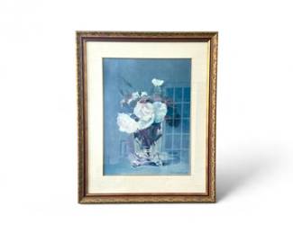 79 douardManetFlowersinaCrystalVaseFramedArtPrint