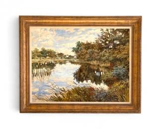 5 LargeOriginalSignedLandscapeOilPaintingProfessionallyFramed