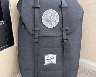 Lot #190 Herschel Supply Co. Gray Retreat Backpack – Floral Patch – Laptop Travel School Bag Time left: 6d, 0h, 26m Thursday 8:02 PM