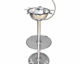 Lot #D25 Stinky Cigar Stainless Steel Floor Standing Ashtray – Cigar Lounge & Patio Accessory