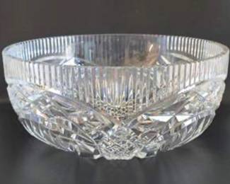Lot #D37 Waterford Master Cutter Collection Crystal Centerpiece Bowl – Brilliant Cut Irish Crystal - True Beauty!