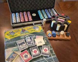 Lot #D112 Vintage Poker Lot