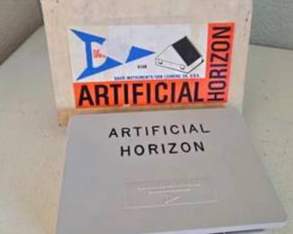 Lot #D29 Vintage Artificial Horizon Aviation Training Kit – Flight Navigation Educational Instrument with Original Box