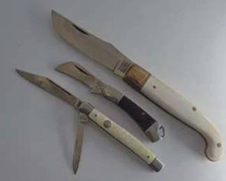 Knives, beautiful handles.