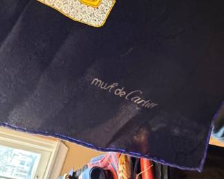 CARTIER SILK SCARF