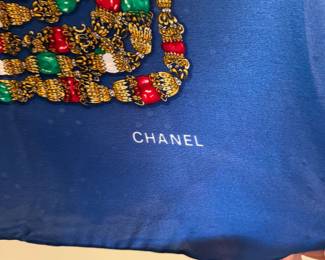 CHANEL SILK SCARF