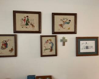 Norman Rockwell cross-stitch