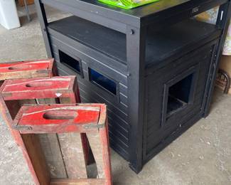 pet house Coca-cola crates