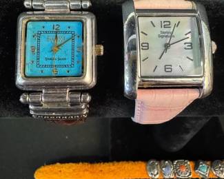Sterling Silver Silver Case Ecclissi Ladies Watches with Interchangeable Bands