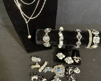 Sara Coventry Pieces & Trifari Vintage Bracelet Statement Jewelry Assortment
