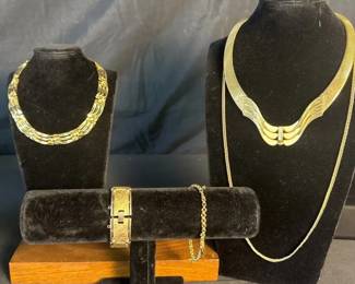 Trifari Gold-Tone Jewelry - 1955 Golden Gate Choker, Joan Collins Omega & Star Charm