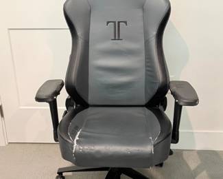 38 SecretlabOmegaGreyLeatheretteGamingChair