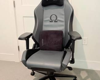 37 SecretlabOmegaGreyLeatheretteGamingChair