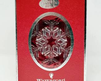 7 WaterfordCrystal2006SnowflakeOrnament