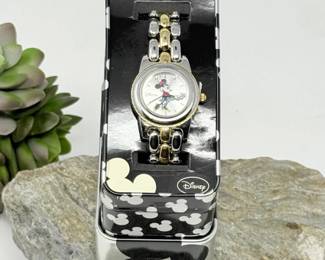 150 DisneyMinnieMouseTwoToneQuartzWatch