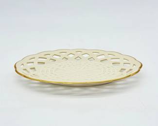 148 LenoxPiercedLatticePorcelainPlate
