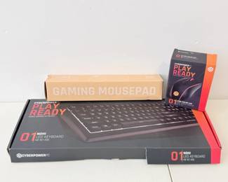 36 CyberPowerPCLEDGamingKeyboardMouseMousepad