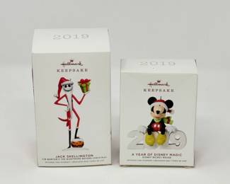 131 Hallmark2019JackSkellingtonMickeyMouseOrnaments