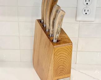 161 ChrissyTeigenFivePieceKnifeBlockSet