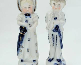 160 RegencyPorcelainBoyGirlFigurinePair