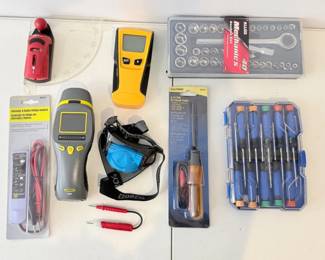 82 AssortedHandToolsandElectronicTestersLot
