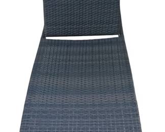 AllWeather Wicker Adjustable Outdoor Chaise Lounge Chair
