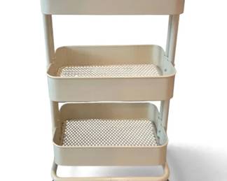 IKEA Raskog 3Tier Utility Rolling Cart Beige