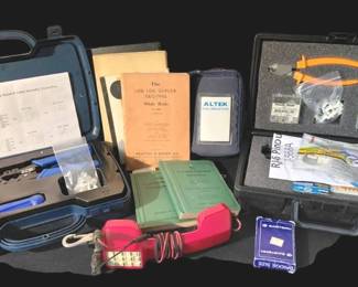 Vintage Telecommunication and Networking Tool Bundle