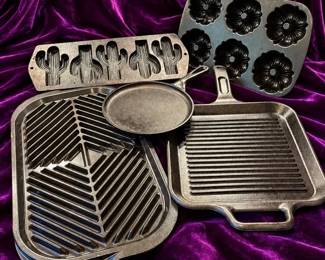 Cast Iron Griddles, Grills and Molds