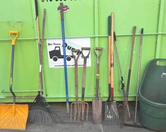 Collection of Yard Tools