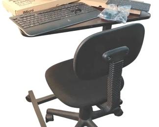 Rolling Stand, Chair and Office Accessaries Bundle