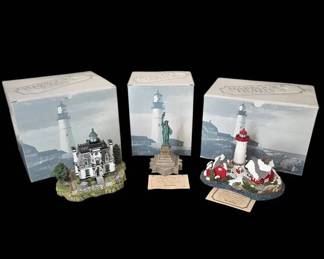 Lot of 3 Harbour Lights NY Figurines