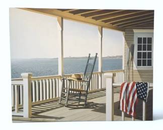Daniel Pollera American Porch Canvas Art
