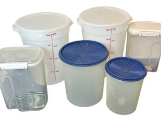 CommercialGrade Food Storage Containers Cannisters 6Piece