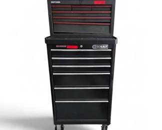 04 Craftsman Kobalt 10Drawer Rolling Tool Chest Combo Black