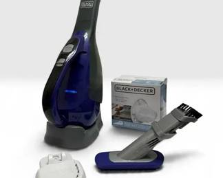 Black and Decker Recharging Hand Held Pet Vacuum W Accessories