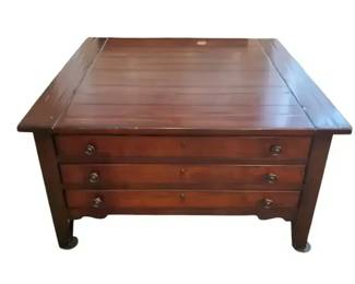 Broyhill Attic Heirlooms Fireside Cherry Square Coffee Table