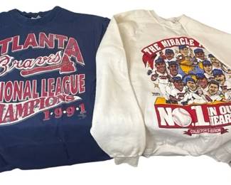 Vintage 1991 Atlanta Braves Clothing Size XL